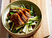 Asian pork belly with Bok choy