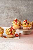 Sugar-free strawberry cupcakes