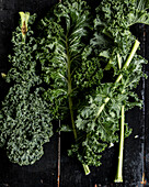 Leaves of fresh kale