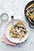 Bavarian Schupfnudeln with poppy seed butter