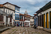 Historische Gebäude, Diamantina, UNESCO-Welterbestätte, Minas Gerais, Brasilien, Südamerika