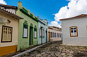 Koloniale Häuser, Alt-Goias, UNESCO-Welterbe, Goias, Brasilien, Südamerika