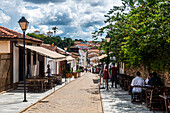Colonial houses, Pirenopolis, Goias, Brazil, South America