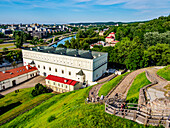 Museum für angewandte Kunst und Design, Altes Arsenal, Ansicht von oben, Vilnius, Litauen, Europa