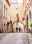 Gate at St. Kazimiero Street, Old Town, Vilnius, Lithuania, Europe