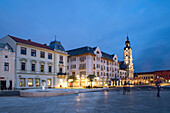 Historische Gebäude in Oradea, Rumänien, Europa