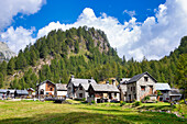 The small village of Crampiolo, Alpe Devero, Domodossola, Piedmont, Italy, Europe