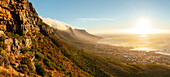 Kloof Corner at sunset, Cape Town, Western Cape, South Africa, Africa