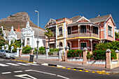 Traditionelle viktorianische Architektur, Gärten, Kapstadt, Westkap, Südafrika, Afrika