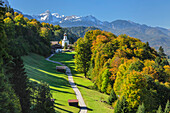 Wamberg Mountain Village, Zugspitze, 2962m, Mountain Range, Garmisch-Partenkirchen, Upper Bavaria, Germany, Europe
