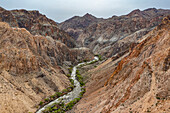 Luftaufnahme der Charyn-Schlucht, Tian Shan-Gebirge, Kasachstan, Zentralasien, Asien