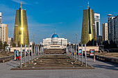 Präsidentenpalast, Nur Sultan, ehemals Astana, Hauptstadt von Kasachstan, Zentralasien, Asien