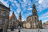 Römisch-katholische Kathedrale, Dresden, Sachsen, Deutschland, Europa