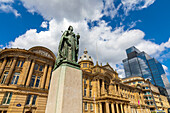 Statue von Königin Victoria, Council House, Victoria Square, Birmingham, England, Vereinigtes Königreich, Europa