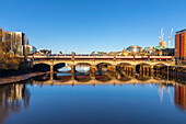 King George V Bridge, River Clyde, Glasgow, Schottland, Vereinigtes Königreich, Europa