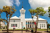 City Hall and Arts Centre, Hamilton, Bermuda, Atlantic, Central America