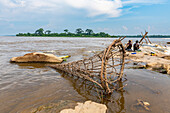 Fishing basket of the Wagenya tribe, Kisangani, Congo River, Democratic Republic of the Congo, Africa