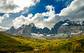 Berge um Valle Frances (Valle del Frances), Torres del Paine Nationalpark, Patagonien, Chile, Südamerika