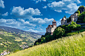 Schloss Trostburg, Bezirk Bozen, Gröden, Südtirol, Italien, Europa