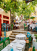 Restaurant im Plaka-Viertel, Athen, Attika, Griechenland, Europa