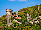 Kloster von Rousanou, Meteora, UNESCO-Weltkulturerbe, Thessalien, Griechenland, Europa