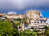 Trigonion-Turm und Stadtmauern, UNESCO-Welterbe, Thessaloniki, Zentralmakedonien, Griechenland, Europa