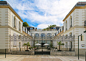 Der Hauptsitz des Champagnerhauses Moet und Chandon in Epernay, Marne, Frankreich, Europa