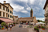 Historisches Zentrum, Asolo, Treviso, Venetien, Italien, Europa