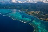 Luftaufnahme von Vanua Levu, Fidschi, Südpazifik, Pazifik