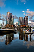 Business towers, Elizabeth Quay, Perth, Western Australia, Australia, Pacific