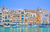 Waterfront at The Three Cities, Valletta, Malta, Mediterranean, Europe