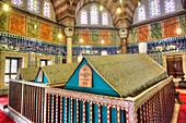 Mausoleum von Sultan Süleyman, Süleymaniye-Moschee, gegründet 1550, UNESCO-Welterbe, Istanbul, Türkei, Europa
