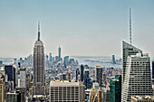 Cityscape with skyscrapers