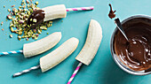 Banana and chocolate dessert