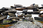 Fence made out of rocks