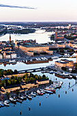 Luftaufnahme von Skeppsholmen, Stockholm, Schweden