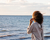 Woman at sea