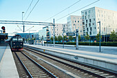 Zug im Bahnhof