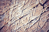 Cracked rock surface