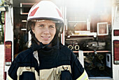 Porträt eines Feuerwehrmanns