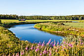 Landschaft mit Fluss