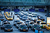 Taxis at airport