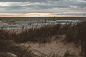 Blick auf den Sandstrand