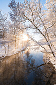 Fluss im Winter