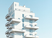View of modern block of flats