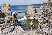 Familie am Meer