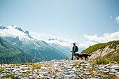 Wanderer in den Bergen