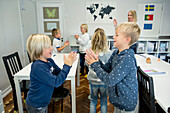 Children in classroom