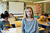 Girl in classroom