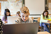 Boy in classroom